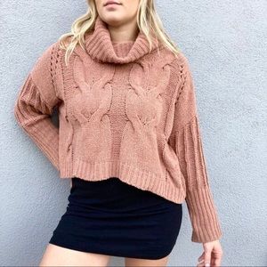 Moon & Madison Chunky Cable Knit Sweater